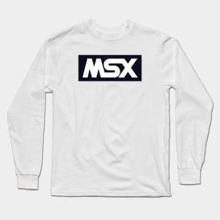 MSX Logo - Vintage Retro Computer Long Sleeve T-Shirt